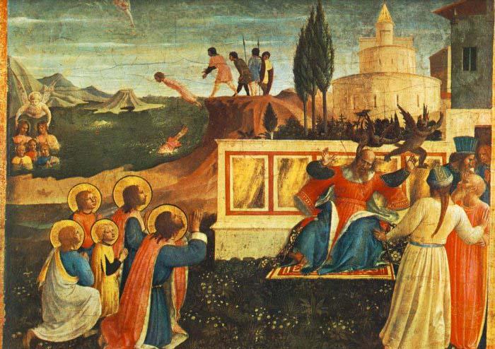 ANGELICO  Fra Saint Cosmas and Saint Damian Salvaged